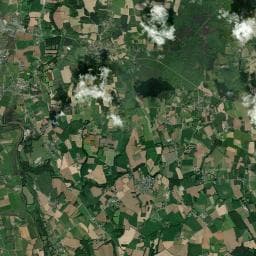 Vue aérienne des environs de Domaine Arvor