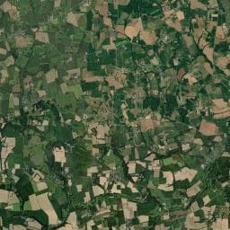 Vue aérienne des environs de Camping du Bois Coudrais