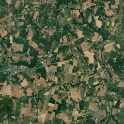 Vue aérienne des environs de Camping à Bazouges-la-Pérouse