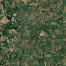 Vue aérienne des environs de Aire de camping-car à Lassay-les-Châteaux