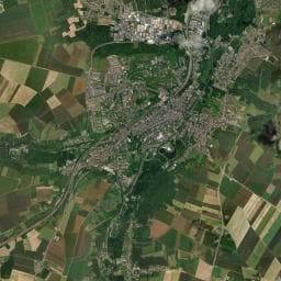 Vue aérienne des environs de Aire Camping Car Le Vauvert
