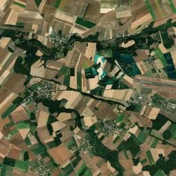 Vue aérienne des environs de Les Gravières