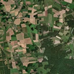 Vue aérienne des environs de Stationnement de Camping-car de Hampigny