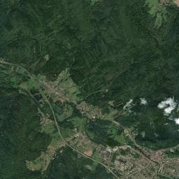 Vue aérienne des environs de Refuge/Abri — Raon-l'Étape