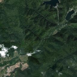 Vue aérienne des environs de Refuge/Abri — Pierre-Percée