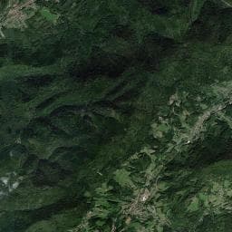 Vue aérienne des environs de Abri de la Vierge de Novion