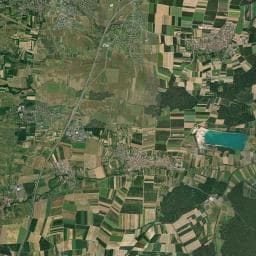 Vue aérienne des environs de Aire de Services Gertwiller (Parking Super U)