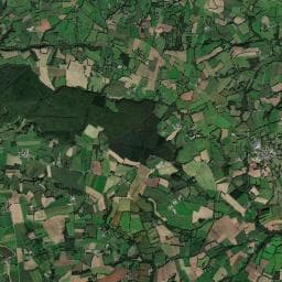 Vue aérienne des environs de Vallée des Saints à Carnoët