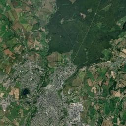 Vue aérienne des environs de Parking de la Carrière - Fougères