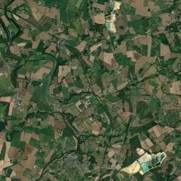 Vue aérienne des environs de Aire de Camping-car Saint-Loup-du-Gast