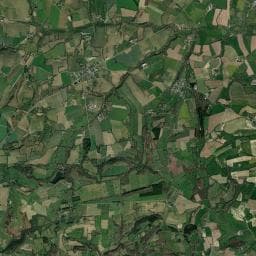 Vue aérienne des environs de CAMPING A LA FERME LA COUR