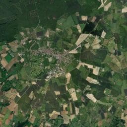 Vue aérienne des environs de Aire naturelle Le Bois du Puits