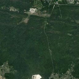 Vue aérienne des environs de Bivouac de la Grande Vallée