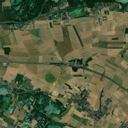 Vue aérienne des environs de L'étang de l'Hermitage
