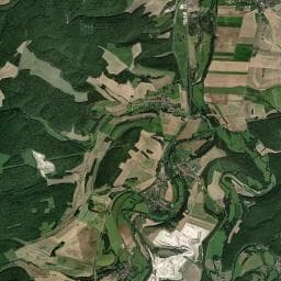 Vue aérienne des environs de AIRE DE CAMPING-CARS DE DONJEUX