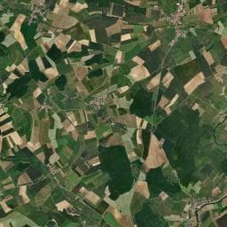 Vue aérienne des environs de Refuge/Abri — Bouzanville