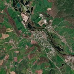Vue aérienne des environs de Aire de camping-car à Charmes