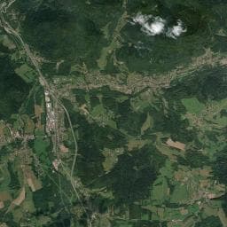 Vue aérienne des environs de Abri de Vénival