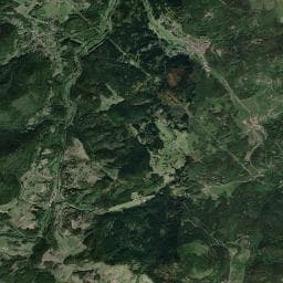 Vue aérienne des environs de Abri du Climont