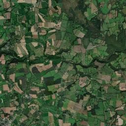 Vue aérienne des environs de Aire de camping-car à Le Moustoir (2)