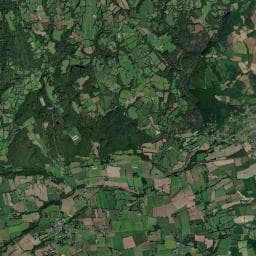 Vue aérienne des environs de Aire de services de Plounévez-Quintin