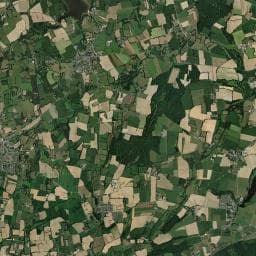 Vue aérienne des environs de Camping de la Bijouterie