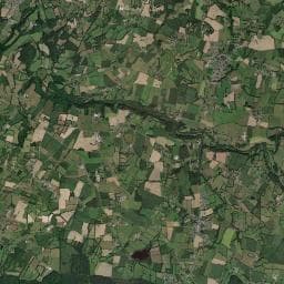 Vue aérienne des environs de A la ferme pédagogique