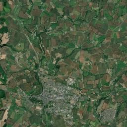 Vue aérienne des environs de Camping à Ernée