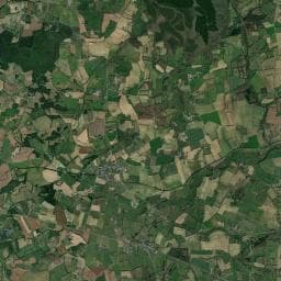 Vue aérienne des environs de AIRE DE STATIONNEMENT LE DOMAINE