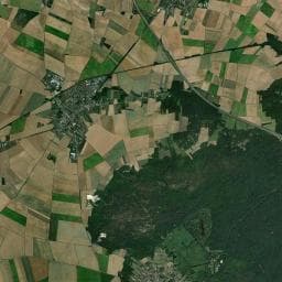 Vue aérienne des environs de Fontaine Saint-Bernard