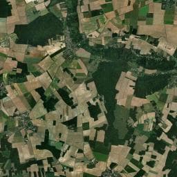 Vue aérienne des environs de Camping Caravaning des Grouettes