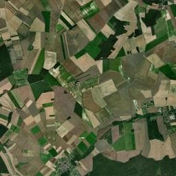 Vue aérienne des environs de Camping Municipal de Courgenay