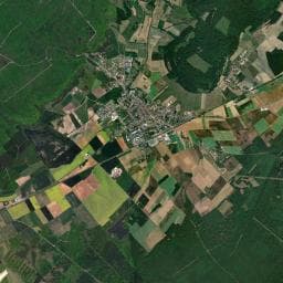 Vue aérienne des environs de Aire de camping-car à Liffol-le-Grand