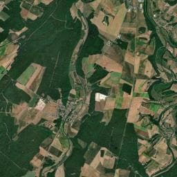 Vue aérienne des environs de Aire de camping-car à Rebeuville
