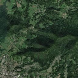 Vue aérienne des environs de Cabane du col de la crénée