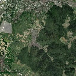 Vue aérienne des environs de Refuge/Abri — Daubensand