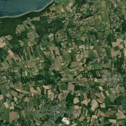 Vue aérienne des environs de Camping l'Armorique