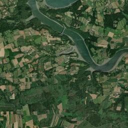 Vue aérienne des environs de Bivouac à Landévennec