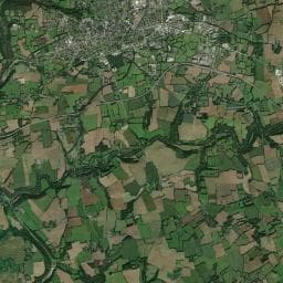 Vue aérienne des environs de La P'tite Ferme