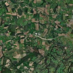 Vue aérienne des environs de Aire naturelle de camping de l'étang des Sources