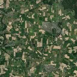 Vue aérienne des environs de Aire naturelle de camping Les bords de l'Ille