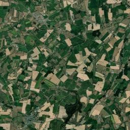 Vue aérienne des environs de JUVIGNÉ PLAN D'EAU SAINT MARTIN