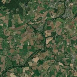 Vue aérienne des environs de AIRE DE STATIONNEMENT - CAMPING CARS SERVICES