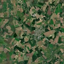 Vue aérienne des environs de AIRE D'ACCUEIL DE CAMPING CAR À MAROLLES LES BRAULTS