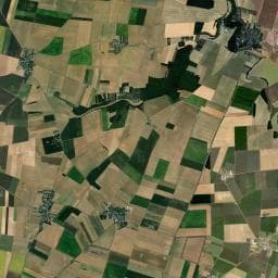 Vue aérienne des environs de Parc de la Chesnaie