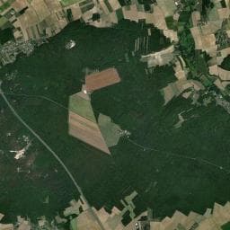 Vue aérienne des environs de La Baraude