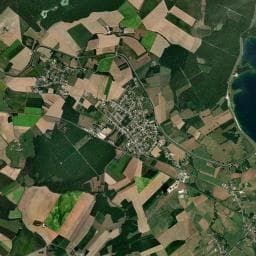 Vue aérienne des environs de Parking Lusigny-sur-Barse Route du Lac