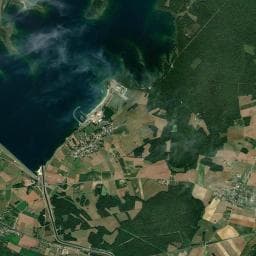 Vue aérienne des environs de Camping GCU de Mesnil-Saint-Père