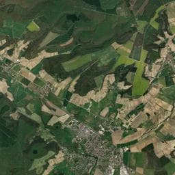 Vue aérienne des environs de Le Village de la Champagne
