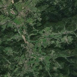 Vue aérienne des environs de Chalet du Gros Sapin